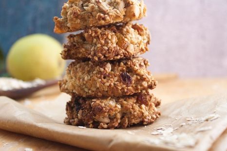 Fácilmente podrás preparar exquisitas galletas de avena y pera. Foto: Shutterstock