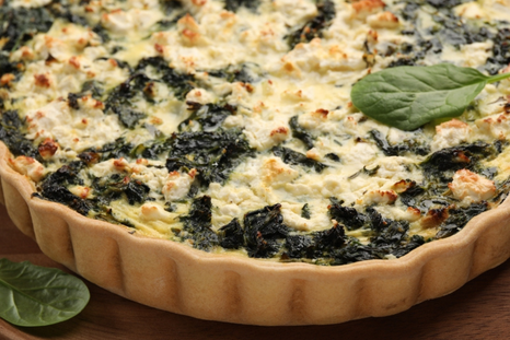 La tarta de espinaca ideal para una comida casera. La tarta de espinaca ideal para una comida casera.