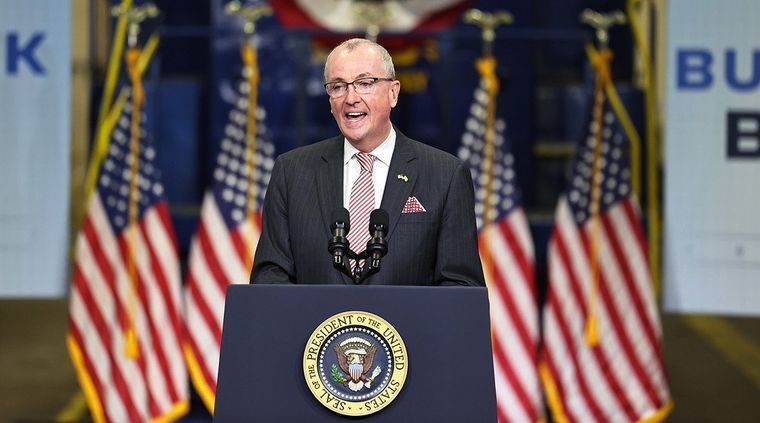 Phil Murphy marcha al frente. Foto: FoxNews.