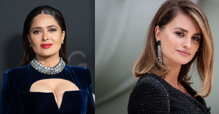 Salma Hayek y Penélope Cruz, amigas y “gemelas” de estilo. Foto: Instagram