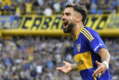 MDZol | Milton Giménez sigue intratable: el ex Banfield marcó un doblete en la victoria de Boca y es el goleador del equipo en el Apertura. Foto: FotoBaires