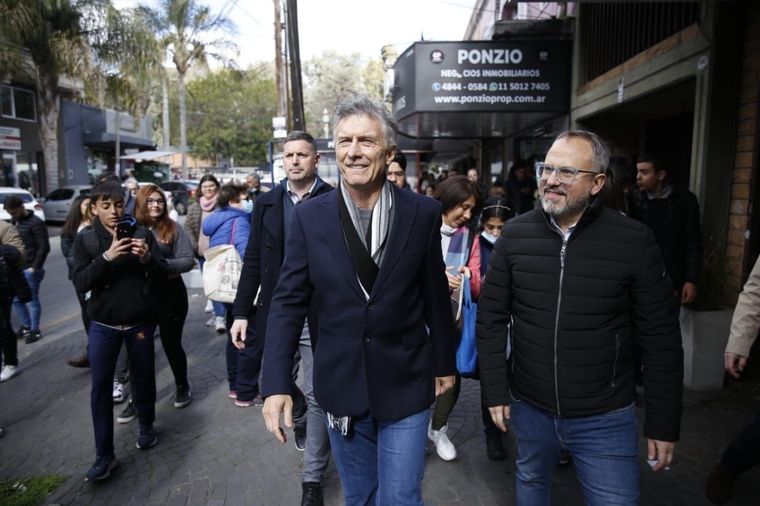 Mauricio Macri estuvo hoy en tres de Febrero.