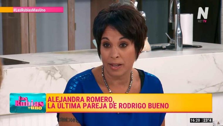 Alejandra Romero fue la última pareja de Rodrigo Bueno
