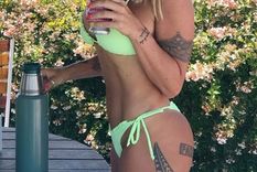 ¡mostro todo!: florencia pena lucio sus curvas en la pileta