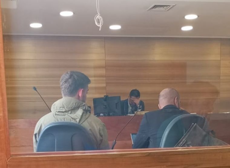 El ingeniero mendocino durante la formalización en el Juzgado de Garantías de Los Andes. Foto: Gentileza LosAndesOnline.cl