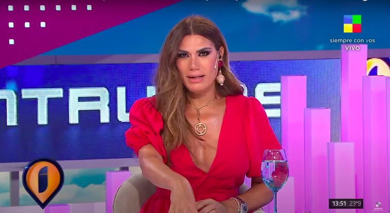 Flor de la V, envuelta en una polémica con Lucas Bertero Foto: Captura de video América TV