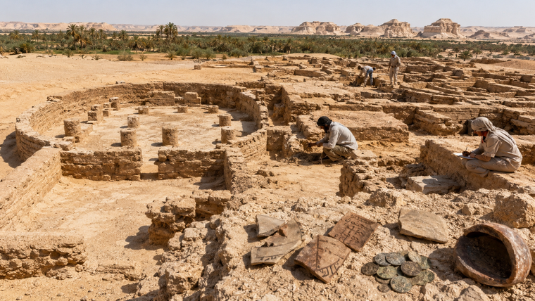 El descubrimiento se realizó en el oasis de Dakhla, en Egipto.