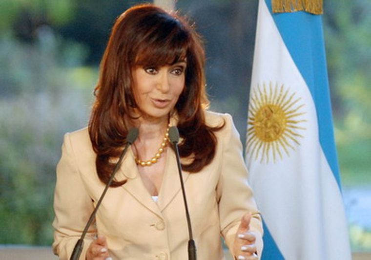 La presidenta enfrentó una vez más a los agrarios. Foto: NA