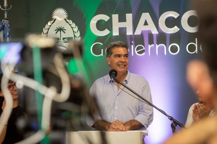 Jorge Capitanich reconoció la derrota cuando ya se habían escrutado el 60% de los votos en Chaco Foto: Télam