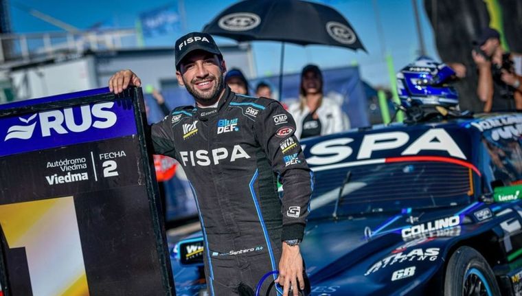 Julián Santero ganó un carrerón en Viedma Foto: Instagram @santerojulian