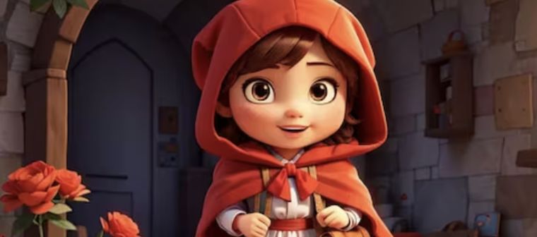 Una de las versiones de Caperucita en serie animada Foto: Archivo