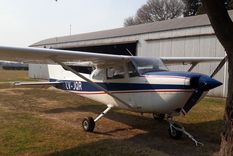 Ejemplar de Cessna R172, similar a algunos de los abandonados, en el Aeroclub Tostado Foto: ANAC