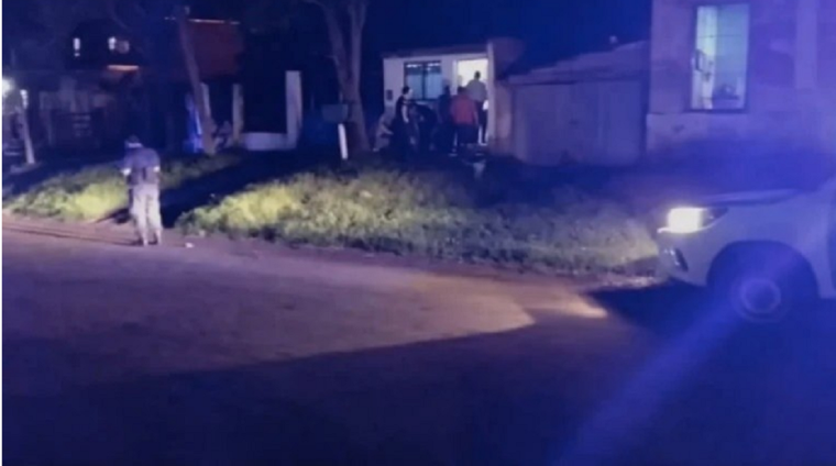 El lugar del crimen. Foto: Gentileza