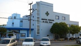 El nosocomio donde quedó internado el trabajador.