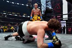 La caída del luchador. Foto: MMA Junkie