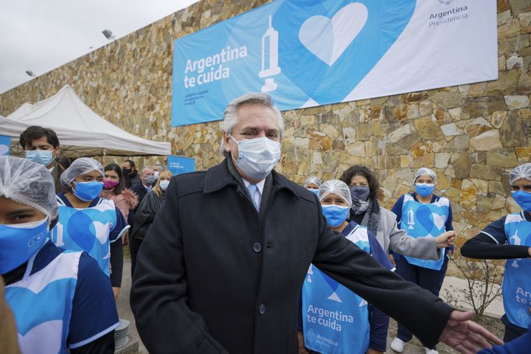 La visita de Alberto Fernández a Salta derivó en un escándalo. Foto: Télam