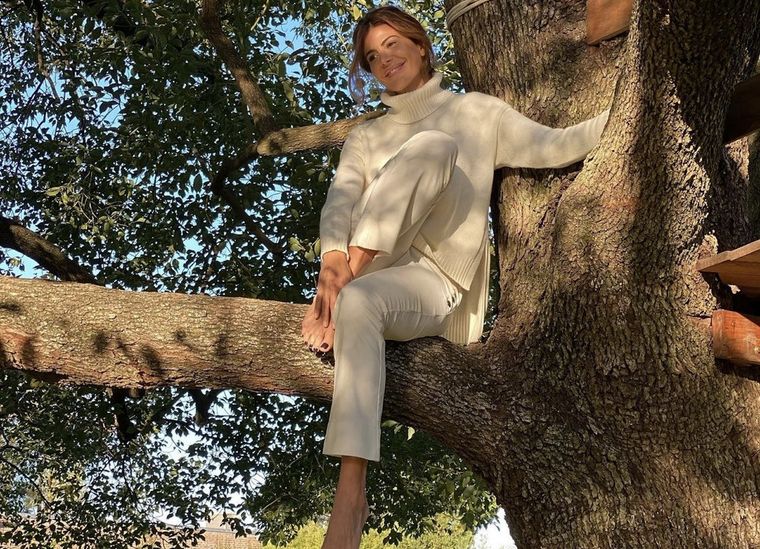 Juliana Awada, disfrutando de la naturaleza. Foto: Instagram @juliana.awada
