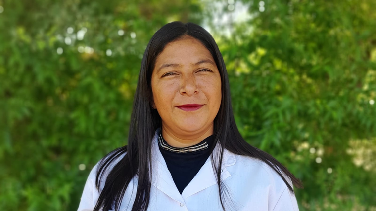 Gloria Argentina Cisneros es una docente rural de Chaco.