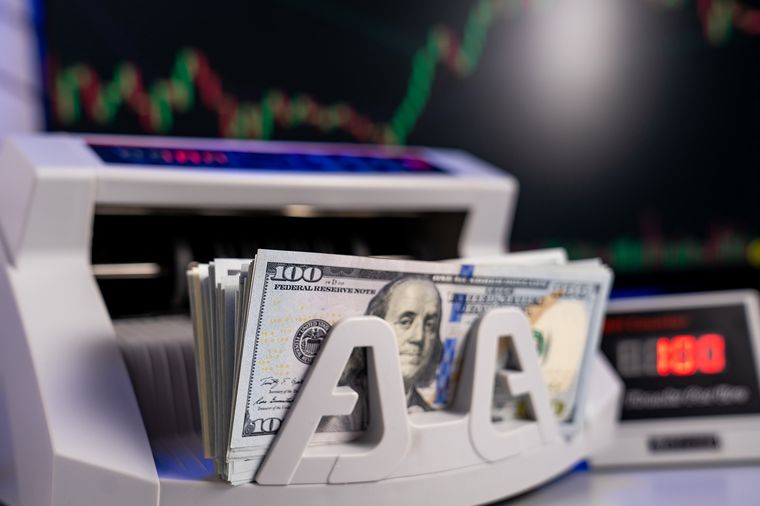 Los argendólares siguen atrayendo a empresas y depositantes particulares, en un escenario de gran volatilidad. Foto: Shutterstock