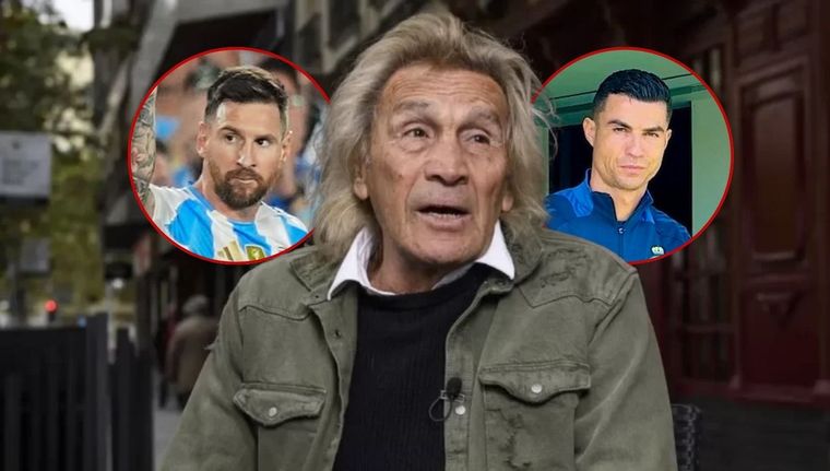 El Loco Gatti habló sobre las palabras de Cristiano, pero no eligió ni a portugués ni a Messi ni a Maradona como el mejor de la historia. Foto: Archivo | @leomessi | @ronaldo