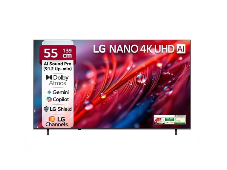 El procesador α7 Gen9 de LG optimiza la fluidez y el color en paneles de 55 pulgadas. El procesador α7 Gen9 de LG optimiza la fluidez y el color en paneles de 55 pulgadas.