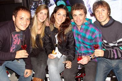 MDZol | Fernando Scandura, Florencia Gambaro, Natalia Chalub, Pablo Fauci -el propietario de Extreme Junior- y Marcelo Olivencia. Foto: Federico Croce / MDZ