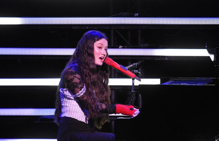 Joaquina cantó en el evento organizado por los Grammy. Foto: Cortesía de La Academia Latina de la Grabación