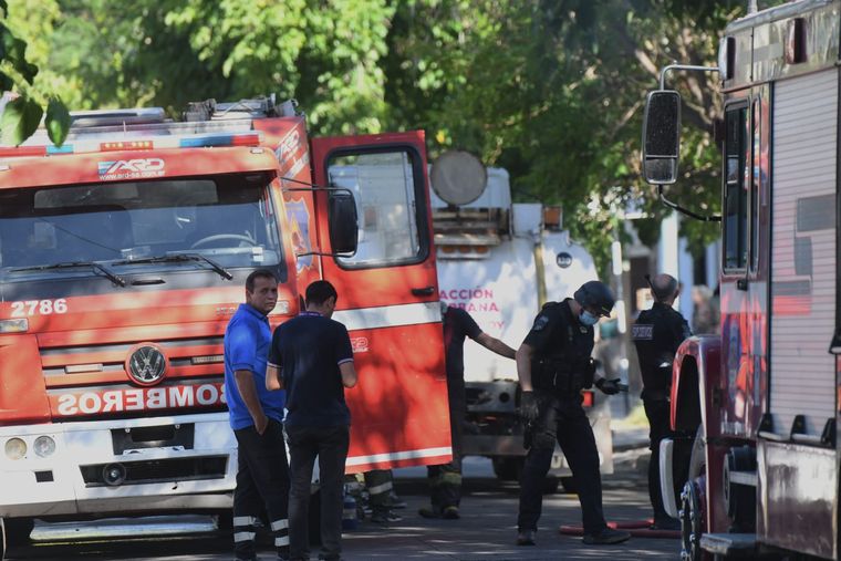 El incendio se desató en una vivienda de Godoy Cruz.