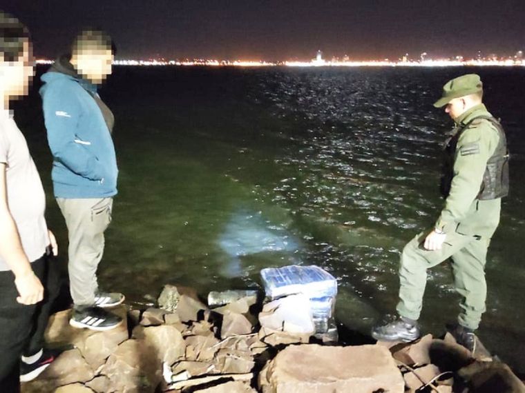 El hallazgo en el Río Paraná Foto: Gentileza