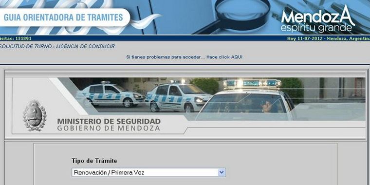 La página web y el 0800 no dan soluciones a quienes demandan un turno. Foto: web