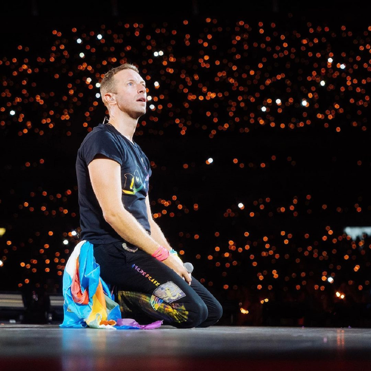 Coldplay es liderada por el cantante Chris Martin. Foto: Instagram @coldplay