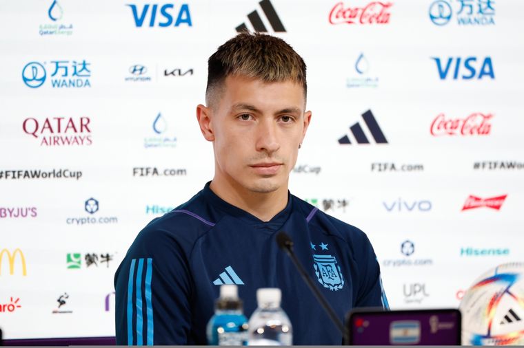 Lisandro Martínez, defensor de la Selección. Foto: EFE