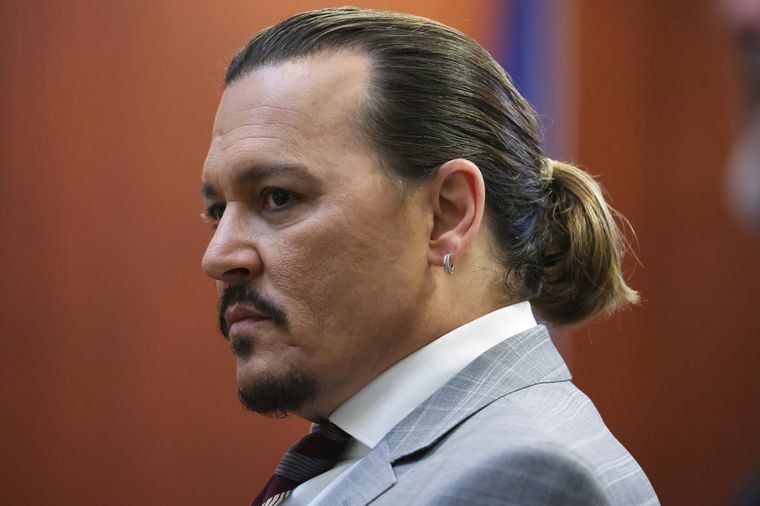 Johnny Depp en plena encrucijada con su expareja, Amber Heard Foto: EFE