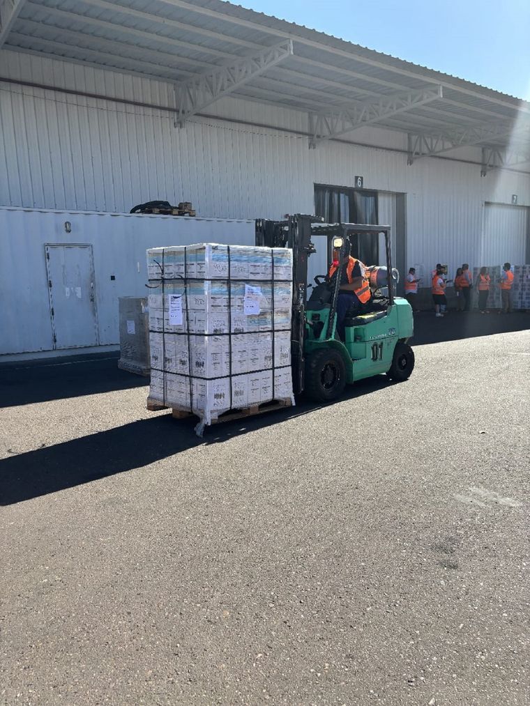 Los productos mendocinos ya se encuentran en viaje al norte del continente y en los próximos días arribará al puerto estadounidense. Foto: ProMendoza