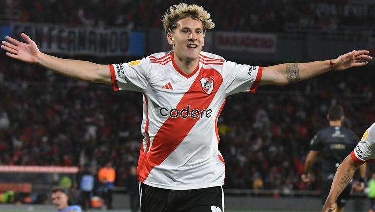 El delantero anotó el gol del triunfo de su equipo. Foto: Télam