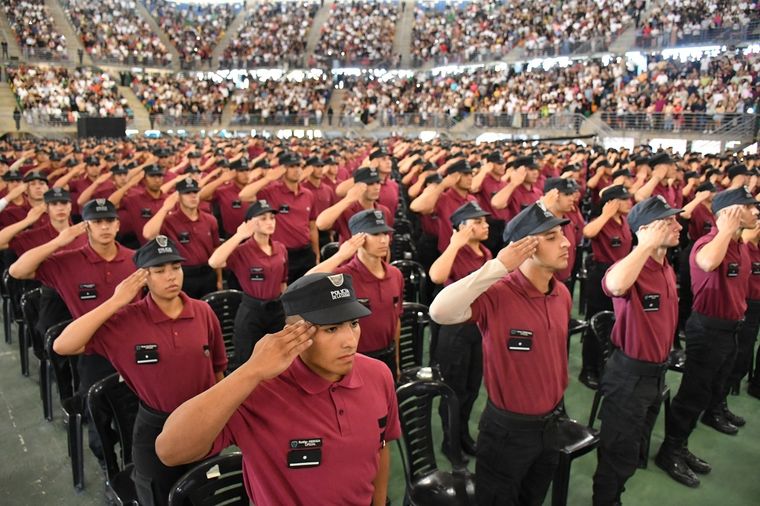 La presentación se hizo en el Estadio Mary Terán de Weiss. Foto: Greco / Pezzoni/ GCBA