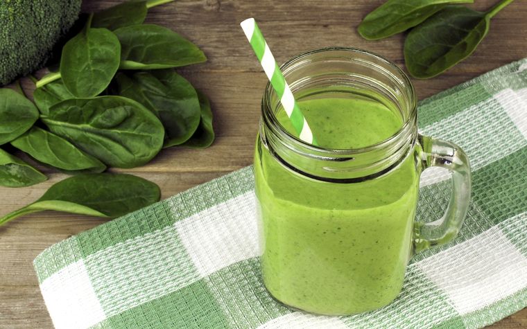 Un batido súper sano.