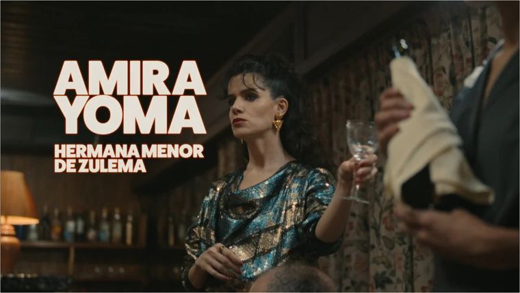 Amira Yoma aparece en la serie "Menem". Foto: Prime Video. Amira Yoma aparece en la serie "Menem". Foto: Prime Video.