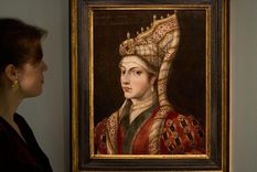 Se cree que este retrato de Hürrem Sultan data de finales del siglo XVI o principios del XVII y se exhibió en la casa de subastas Sothebys en Londres en 2021