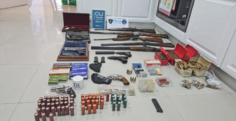 Los elementos hallados Foto: NA