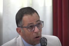 Denunciante. El doctor Fernando Guzzo en la audiencia de este martes.