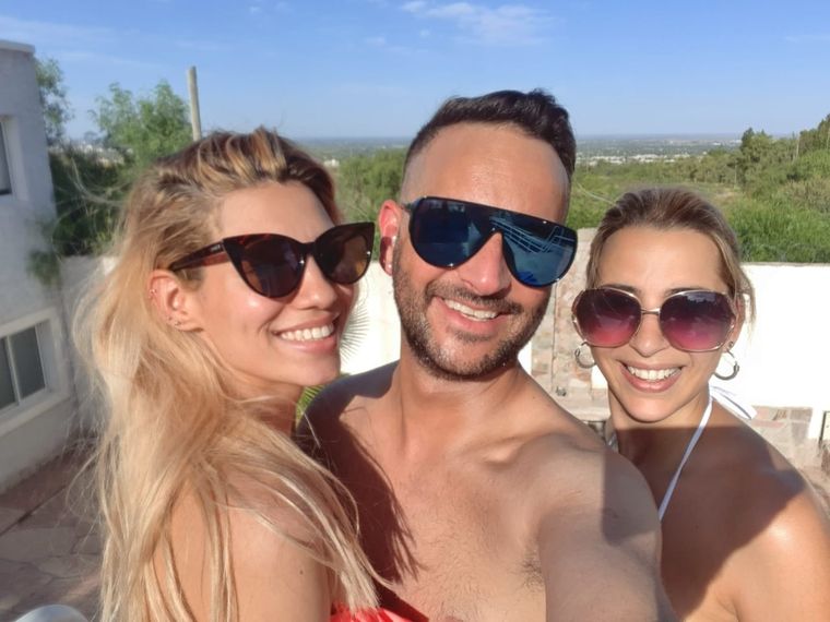 Maira, Nazareno y Eli conforman el trío amoroso más famoso de Mendoza