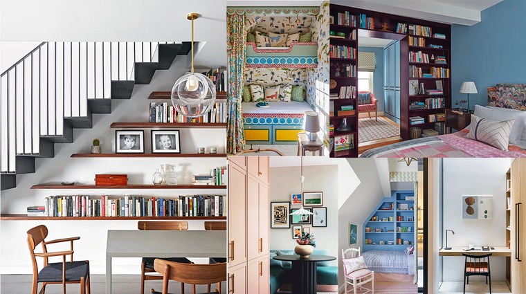 Distintos diseños para sacar el máximo provecho en los espacios chicos. Foto: Imagen hecha con fotos de homesandgardens.com