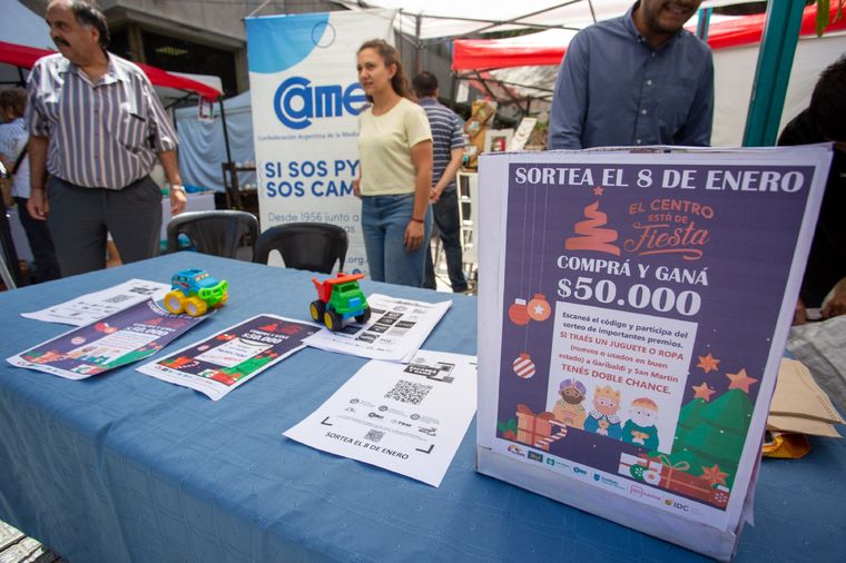 Entre las propuestas, aportando a la campaña solidaria se pueden ganar interesantes premios Foto: Prensa Ciudad de Mendoza