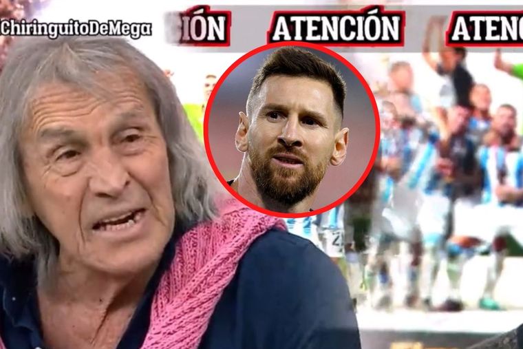 Gatti y una insólita comparación: Maradona pegaba con las canciones, Messi no.
