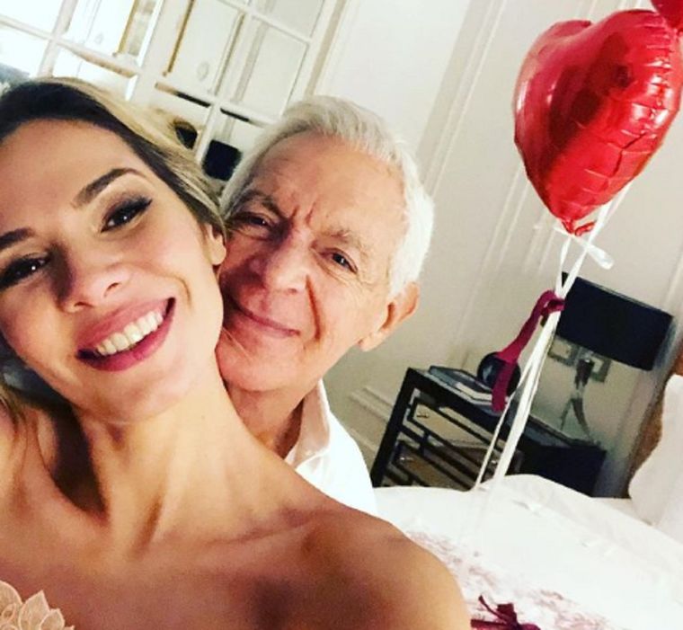 Elina Fernández y Eduardo Constantini Foto: Instagram