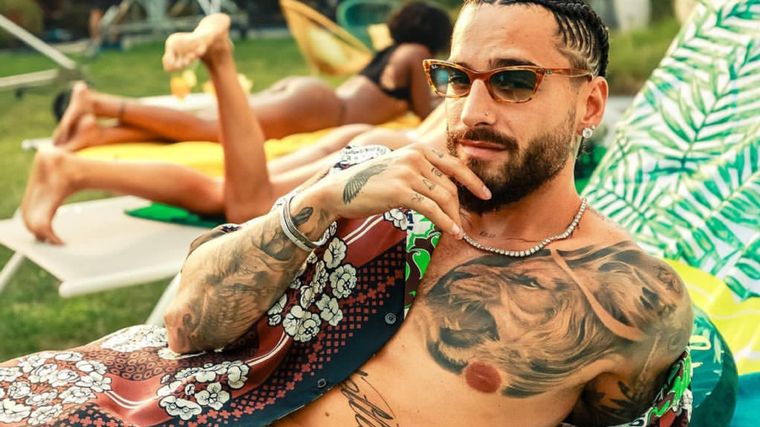 Maluma genera revuelo en redes luego de su entrenamiento Foto: Instagram/ Maluma