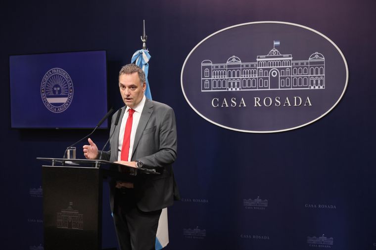 El vocero Presidencial anunció modificaciones en sus conferencias de prensa. Foto: Prensa Presidencia