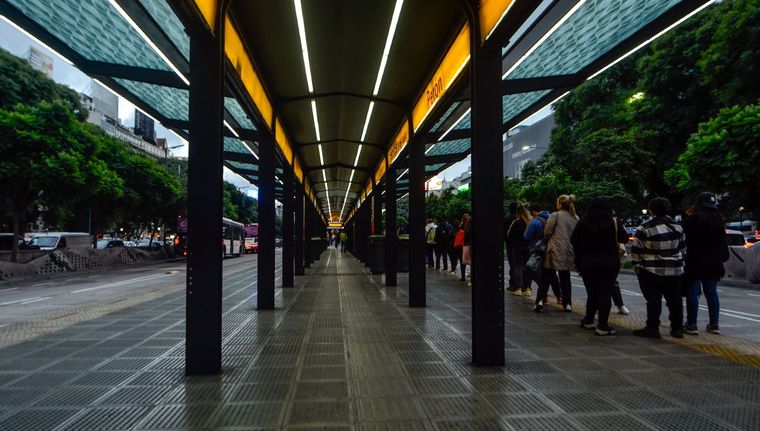 Se ratificó el paro de colectivos, aunque no todas las líneas se adhieren Foto: Juan Mateo Aberastain/MDZ