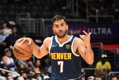 Campazzo disputó solo 7 minutos en el triunfo de los Nuggets Foto: Tw @teamfacu7